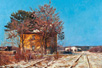 Bavanište station (Gordana Gajin, oil on canvas)